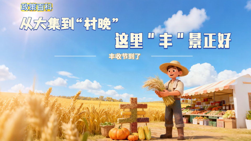 政策百科 | 豐收節(jié)到了！從大集到“村晚”，這里“豐”景正好