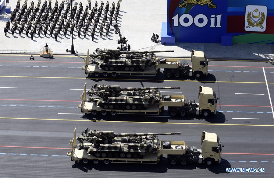 AZERBAIJAN-BAKU-MILITARY PARADE