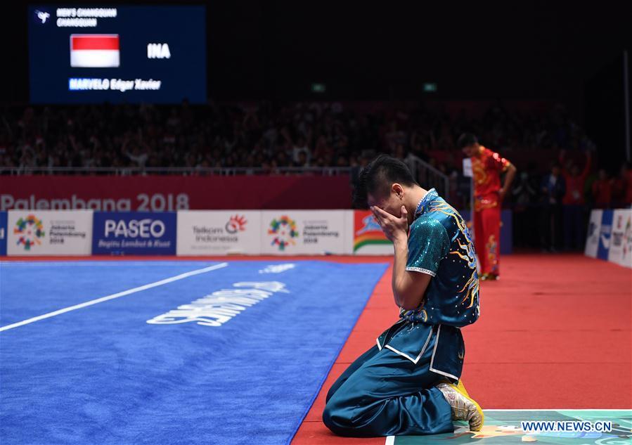 (SP)INDONESIA-JAKARTA-ASIAN GAMES-WUSHU-MEN&rsquo;S CHANGQUAN