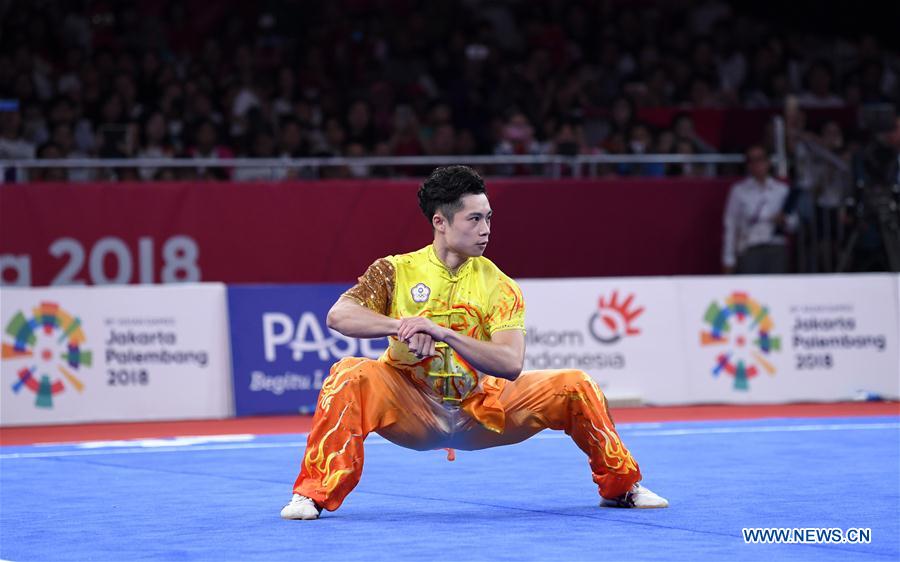 (SP)INDONESIA-JAKARTA-ASIAN GAMES-WUSHU-MEN&rsquo;S CHANGQUAN