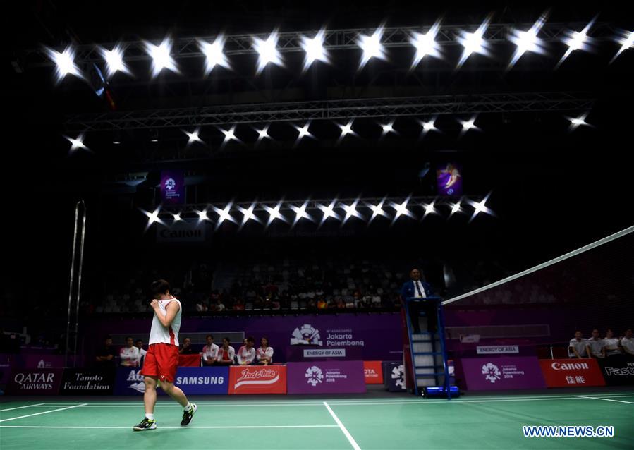 (SP)INDONESIA-JAKARTA-ASIAN GAMES-BADMINTON-WOMEN'S TEAM FINAL