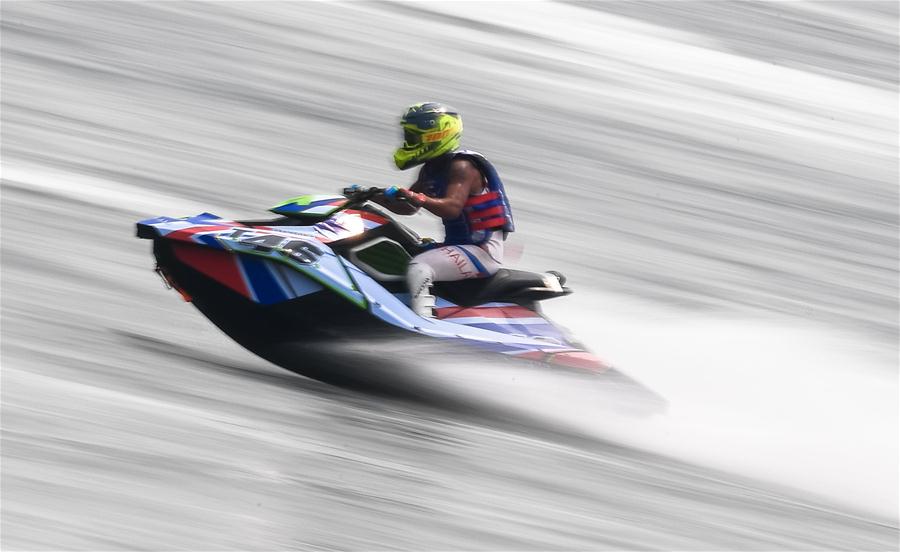 (SP)INDONESIA-JAKARTA-ASIAN GAMES-JETSKI-RUNABOUT 1100 STOCK