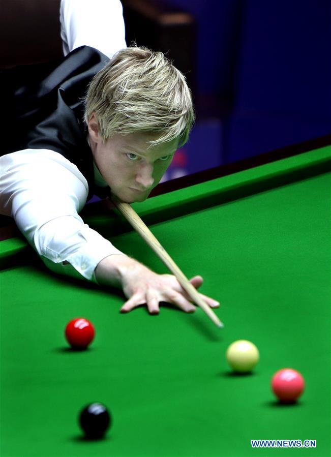 (SP)CHINA-SHANGHAI-SNOOKER-SHANGHAI MASTERS 2018 (CN)