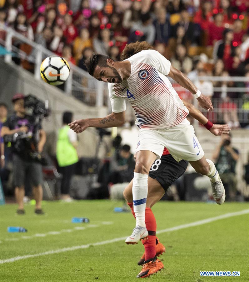 (SP)SOUTH KOREA-SUWON-SOCCER-FRIENDLY MATCH-SOUTH KOREA VS CHILE