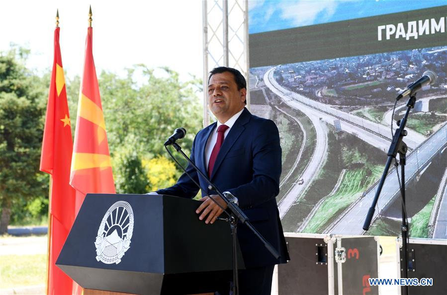 NORTH MACEDONIA-NEW HIGHWAY SECTION-OPENING