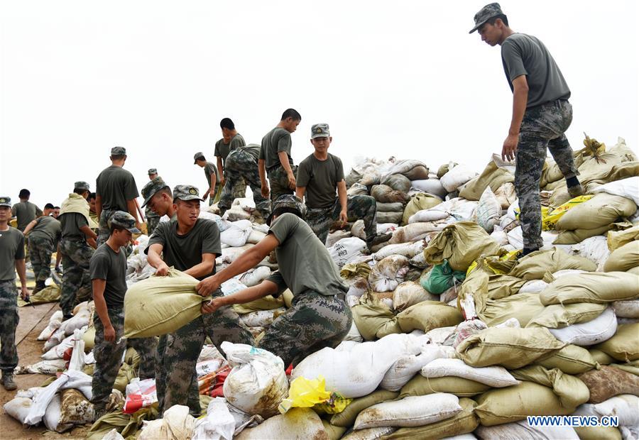 CHINA-SHANDONG-SHOUGUANG-TYPHOON LEKIMA-DIKE BREACH (CN)
