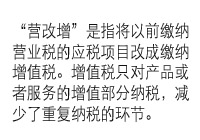 什么是“營改增”