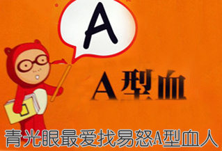 青光眼最?lèi)?ài)找易怒A型血人