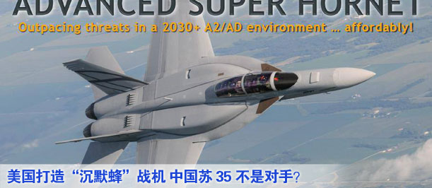美國打造&ldquo;沉默蜂&rdquo;戰機 中國蘇35不是對手？