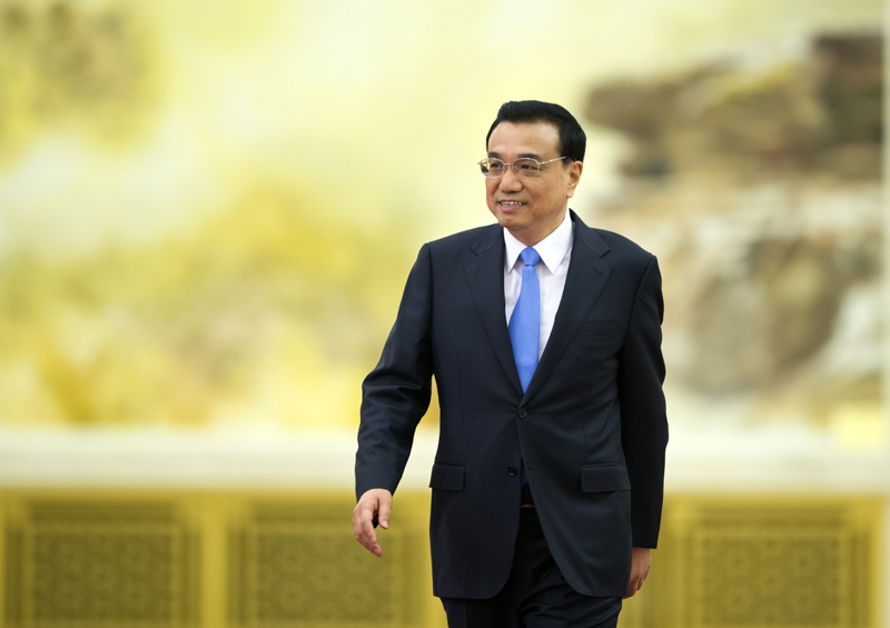 3月15日，國務(wù)院總理李克強(qiáng)在北京人民大會(huì)堂與中外記者見面，并回答記者提問。新華社記者 謝環(huán)馳 攝