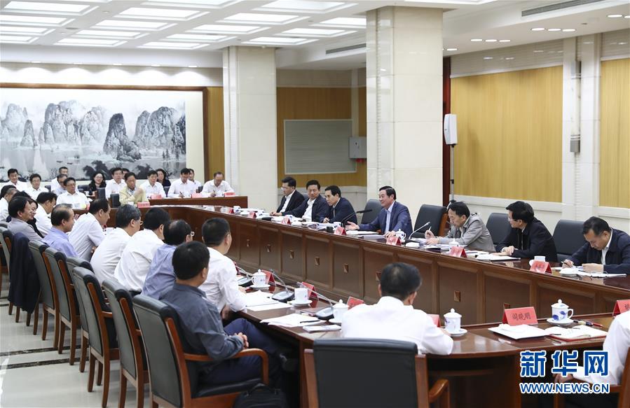 9月21日，中宣部在北京召開中央媒體駐外機構外宣工作座談會。中共中央政治局委員、中央書記處書記、中宣部部長劉奇葆出席座談會并講話。新華社記者 謝環(huán)馳 攝 