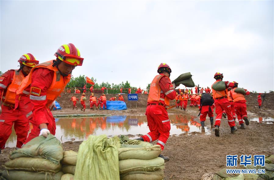 （社會）（7）2019年長江中下游抗洪搶險實戰演練在江西九江舉行