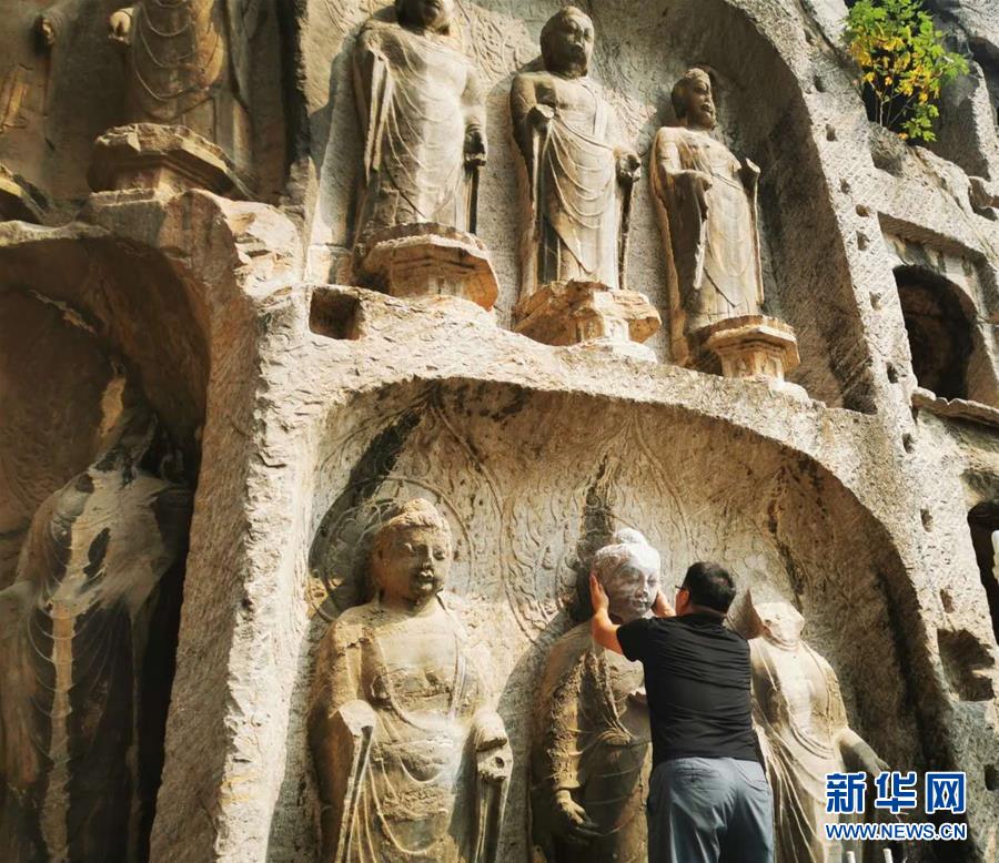 （圖文互動）（4）合體了，龍門石窟流散佛首首次實現&ldquo;數字復位&rdquo;
