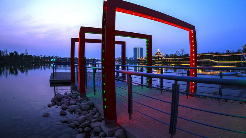 江蘇泰興:生態(tài)修復(fù) “詩化”岸線