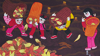 農民畫里的&ldquo;豐收&rdquo;故事