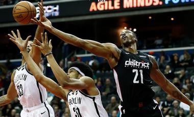 籃球&mdash;&mdash;NBA常規賽：籃網勝奇才