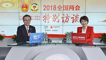 吳仰東暢談酒泉的旅游業、風電產業、戈壁農業