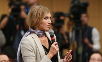 香港衛視記者提問