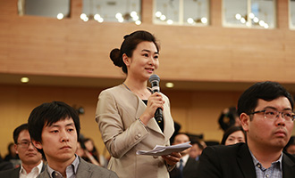 中國教育電視臺(tái)記者提問