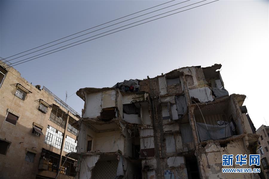 （國際&middot;圖文互動）（6）上學夢何處安放&mdash;&mdash;敘利亞女孩阿明娜的危樓生活