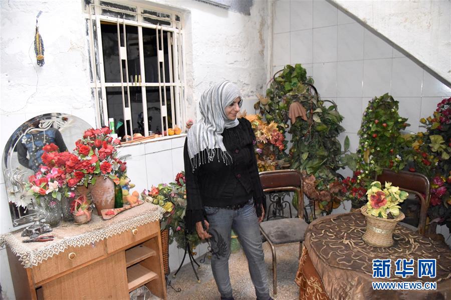 （國際&middot;圖文互動）（9）通訊：敘利亞危機爆發8周年：廢墟中&ldquo;療傷&rdquo;的東古塔