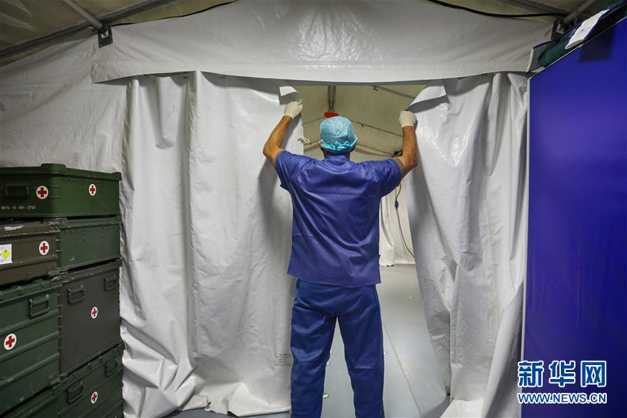 (國(guó)際·圖文互動(dòng))(4)“共同的理念,讓合作更深入更順暢”——走進(jìn)中德“聯(lián)合救援-2019”衛(wèi)勤實(shí)兵聯(lián)合演習(xí)德方野戰(zhàn)二級(jí)醫(yī)院