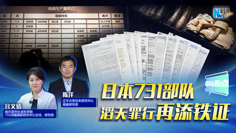 新華網國際看點｜日本731部隊滔天罪行再添鐵證