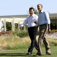 &ldquo;習奧會&rdquo;經典鏡頭回放