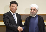 習近平會見伊朗總統