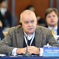 今日俄羅斯國際新聞通訊社社長基謝廖夫呼吁建立金磚國家信息網、金磚國家電臺