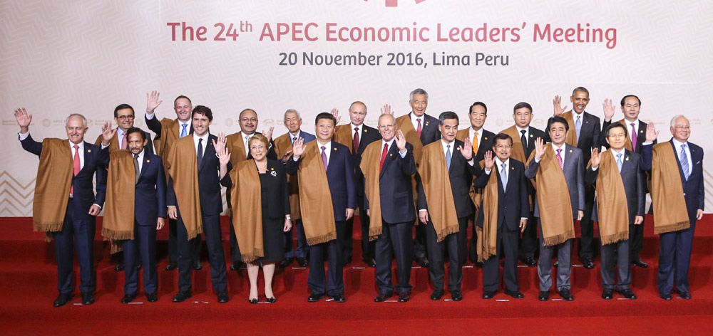 習近平出席亞太經合組織第二十四次領導人非正式會議并發表重要講話