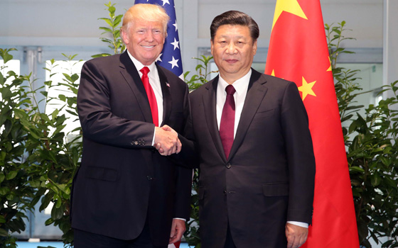 習近平會見美國總統特朗普