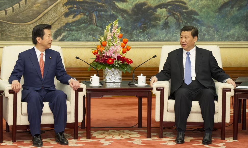 習(xí)近平會(huì)見日本公明黨黨首山口那津男